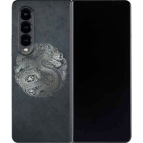 Chinese Black Dragon Galaxy Z Fold4 5G Skin
